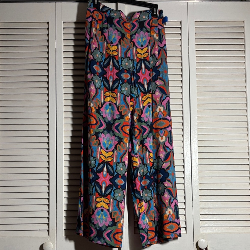 Philosophy Colorful Wide-Leg Pants